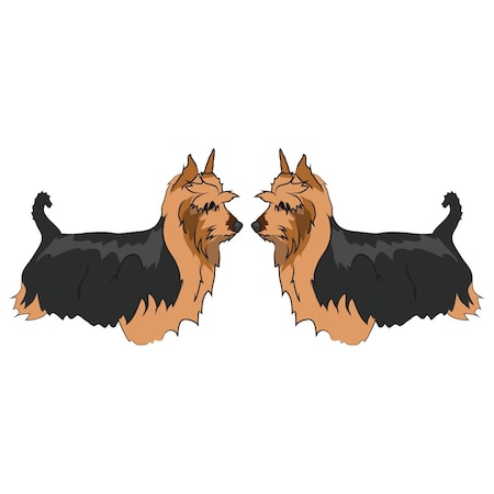 Signmission Silky Terrier Dog Decal, Dog Lover Decor Vinyl Sticker D-18-Silky Terrier